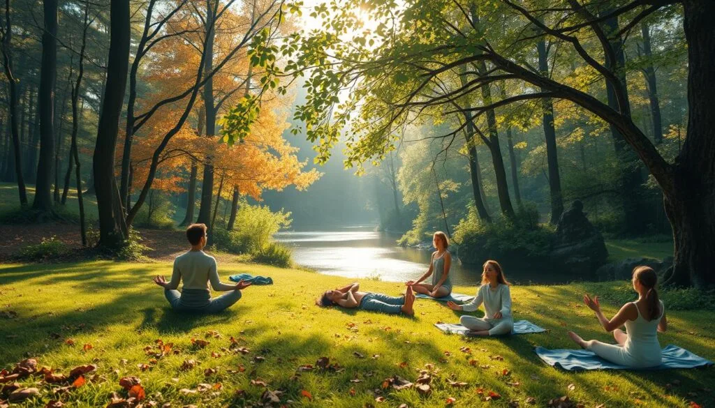 mindfulness grounding techniques in nature
